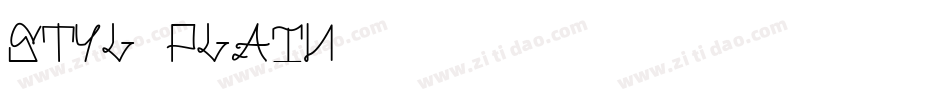 Styl Plain字体转换